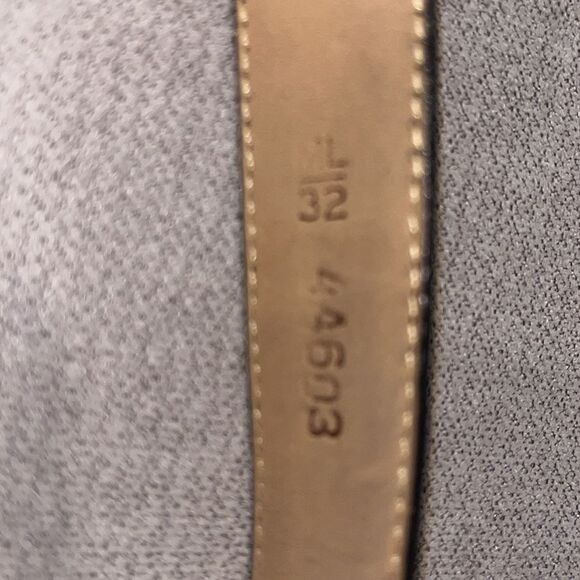 Vintage Brighton black leather belt size 32 M/L - Picture 4 of 5